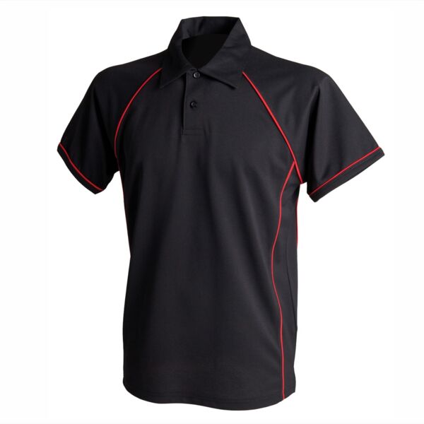 Finden & Hales Kids piped performance polo LV372 Kids piped performance polo Thumbnail