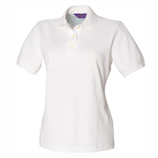 Henbury Women's classic cotton piqué polo shirt HB121 Women's classic cotton piqué polo shirt Thumbnail